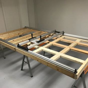 Router Sled - 48" x 96" Manual Cross Feed Slab Mill