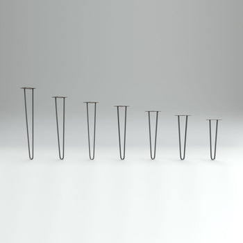 Hairpin Legs - Raw Steel
