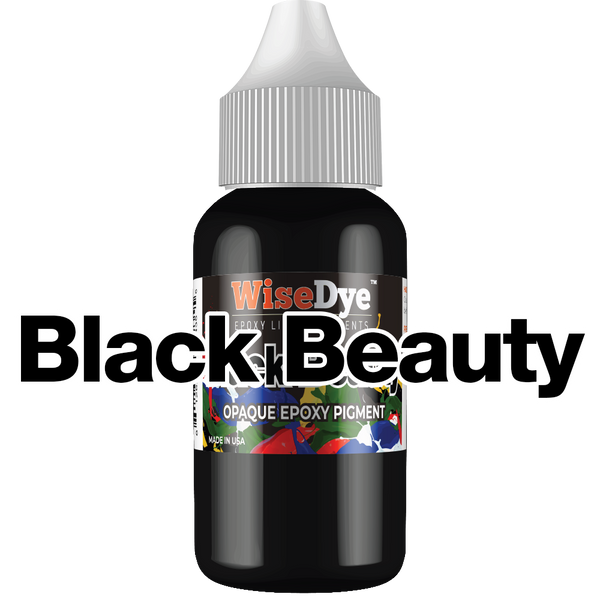 Black Opaque Epoxy Pigment, Solid Epoxy Gel Ink