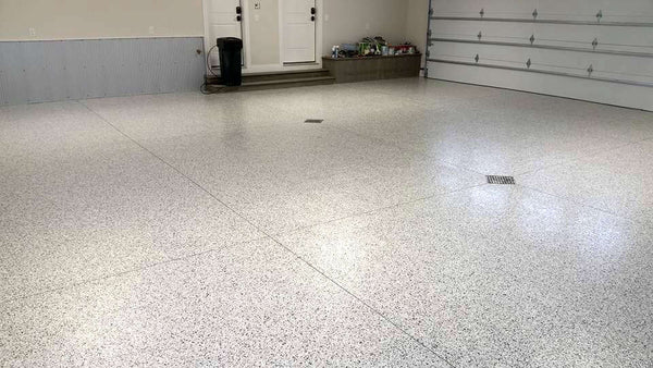 Garage Floor Flake Epoxy  Water Based Concrete Floor Epoxy