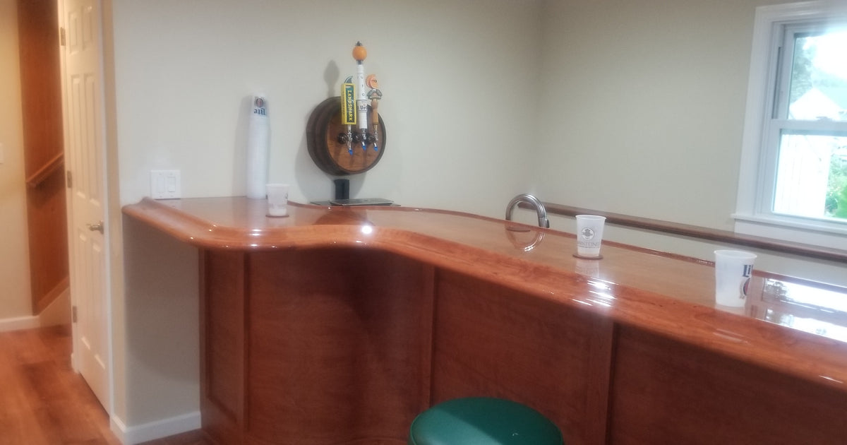 How To | Epoxy Bar Top Rail Trim | WiseBond Epoxy