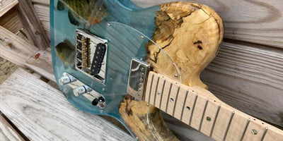 WiseBond Epoxy Guitar with Real Fish
