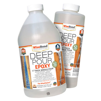Deep Pour Epoxy - 2 inch - 2:1 Ratio - .75 Gallon Kit