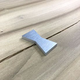 Metal Bowtie Wood Slab Inlay - Small