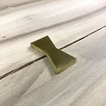 Metal Bowtie Wood Slab Inlay - Small