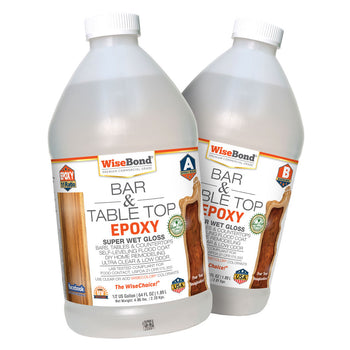 Bar & Table Top Epoxy 1:1 Ratio - 1 Gallon Kit