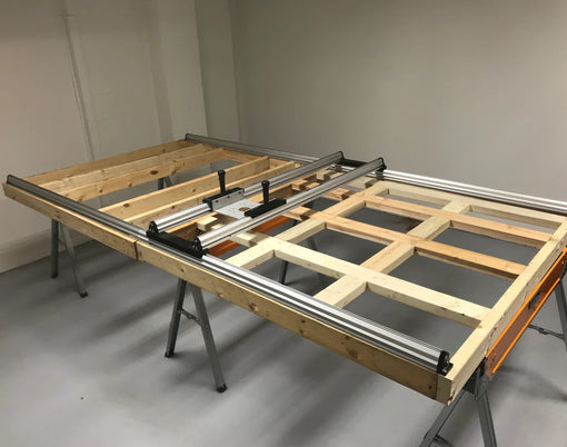 Router Sled - 48" x 96" Threaded Cross Feed Slab Mill