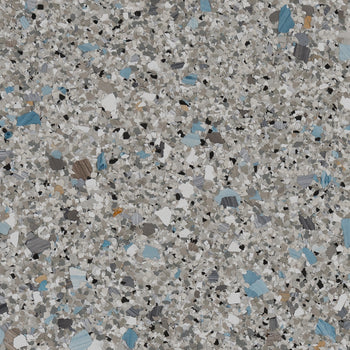 "Blue Granite" HYBRID Epoxy Floor Flakes