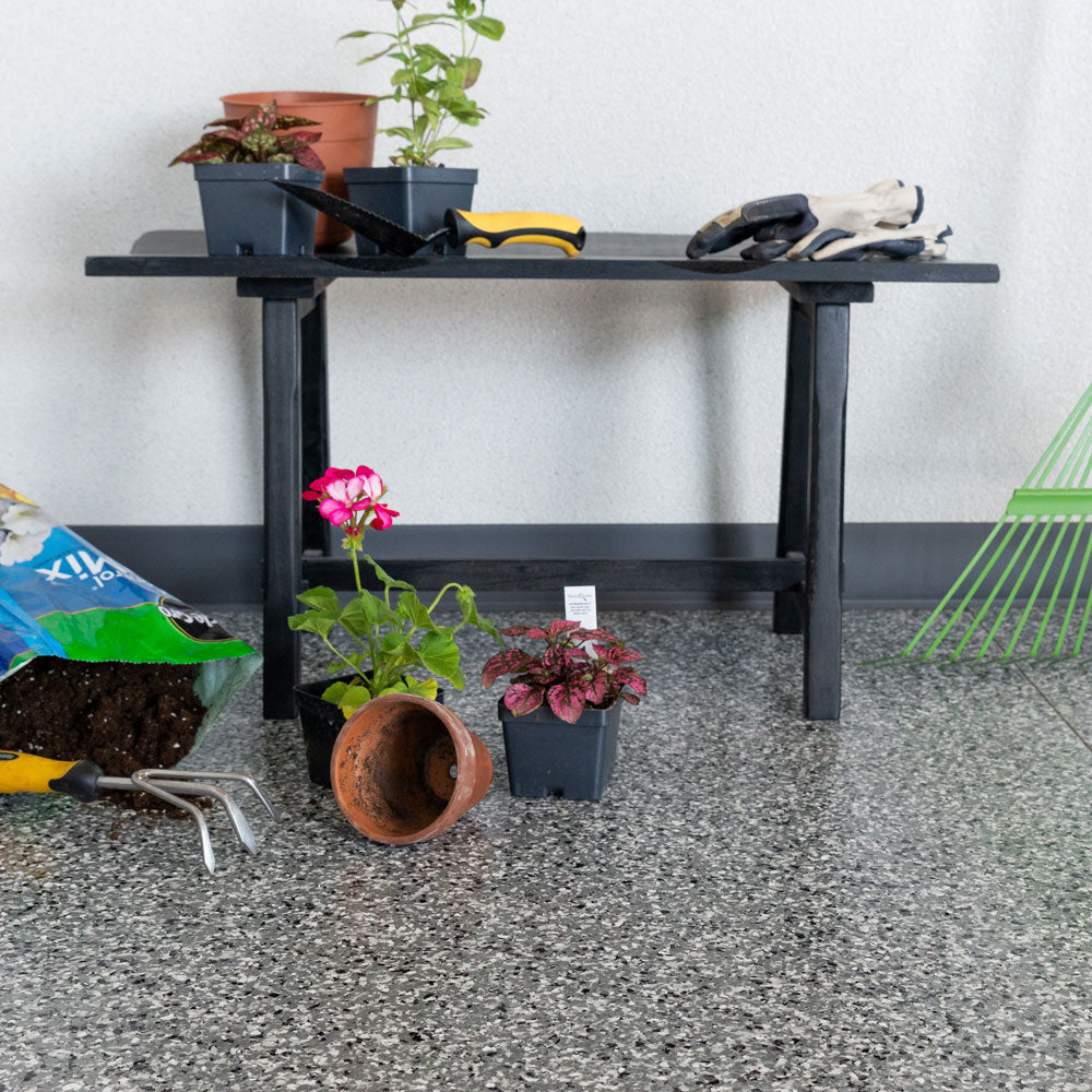 Garage Floor Epoxy Flake Kit Wombat Epoxy Resin Garage Flake Floor K