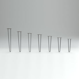 Hairpin Legs - Raw Steel
