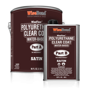 Clear Satin Polyurethane Epoxy Top Coat - Water-Based
