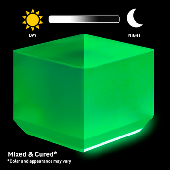 WiseGlow "Radiation Glow" Glow In The Dark Epoxy Colorant Powder / 5g, 15g, 50g